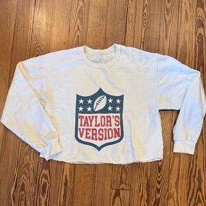 Taylor's Version cropped sweatshirt